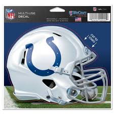 Find great deals on ebay for indianapolis colts helmet decals. Indianapolis Colts Helmet 4 5x5 75 Die Cut Ultra Decal At Sticker Shoppe