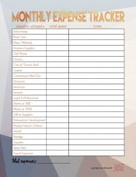 Income And Expense Tracking Printables Expense Tracker