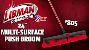 805 24 multi surface push broom libman