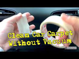 diy clean car carpet without vacuum