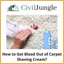 how to get wet blood out of carpet