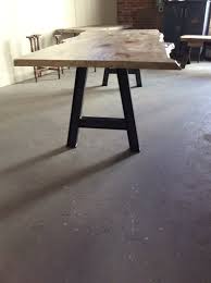 i beam table base steel table legs