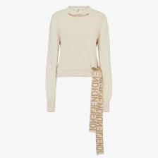 Fendi Women's Wool and Cashmere Pullover