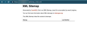 xml sitemap of your seo plugin