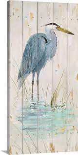 Blue Heron Wall Art Canvas Prints