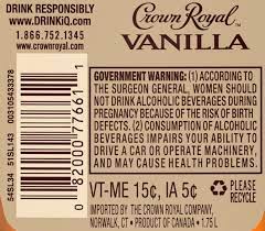 crown royal vanilla flavored whisky 1