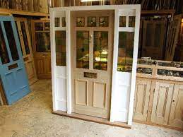 Stained Glass Front Door With Frame And