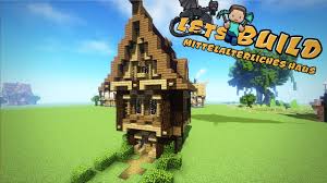 How to build a modern mansion house tutorial. Kleines Mittelalterliches Haus Minecraft Tutorial Youtube