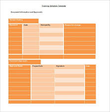 microsoft training plan schedule template