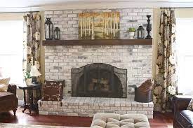 10 ways to refresh your brick fireplace