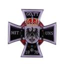 German 1870 Gott mit Uns Iron Cross Badge Prussian King Battle ...