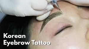 feathering eyebrows in seoul korea