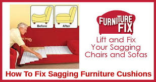 how to fix sagging furniture cushions