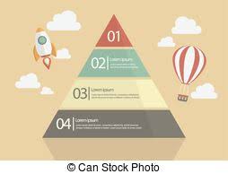 Financial Planning Pyramid Infographic Chart Vector Design