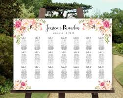Printable Wedding Seating Chart Template Alphabetical