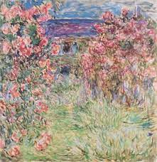House Among The Roses By Claude Monet