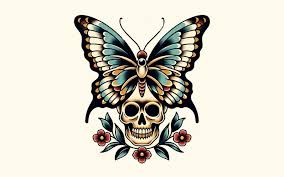erfly skull tattoo meaning more