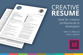 Creative Template Resume Templates Market Infographic Indesign