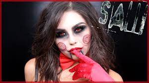 y jigsaw halloween makeup tutorial