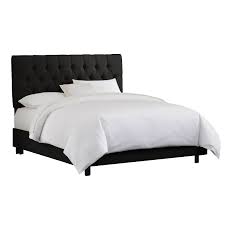 linen black tufted twin bed rc willey