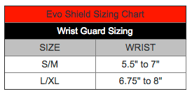 Evoshield Custom Molding Wrist Guard Evocharge M All