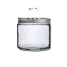 Refillable Clear Glass Jars With