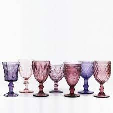 Purple Vintage Goblets For Wedding