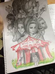You will have chances to relax and relieve stress through using this awesome coloring book. American Horror Story Freak Show Coloring Pages