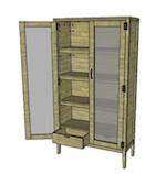 A freestanding pantry cabinet perfect for storage and additional counterspace. Search Results Woodworkersworkshop