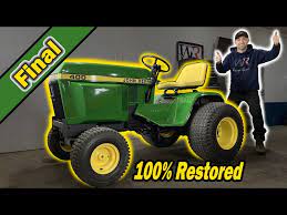 john deere 400 garden tractor fully