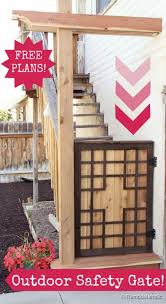 Diy Outdoor Tall Baby Gate For Deck Stairs