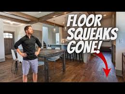 how to fix squeaky floors wood