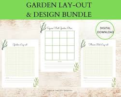 Design Bundle Template Printable Garden