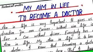 my aim in life to become a doctor