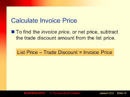 12 2 Cash And Trade Discounts Ppt Video Online Download