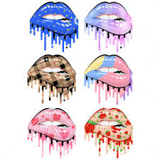 cute drip lips svg bundle svged