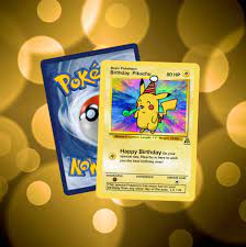 Birthday pokemon card