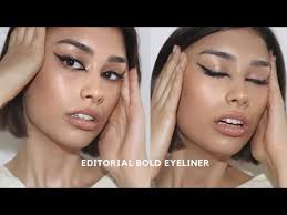 editorial bold cleopatra eyeliner