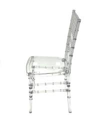 new crystal chiavari chairs with ivory