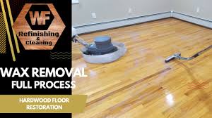 remove wax buildup on your hardwood floors