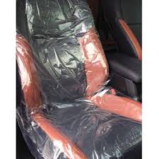 Clear Plastic Disposable Car Seat Cover