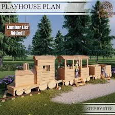 Train Playhouse Build Plans For Kids