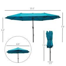 Aqua Garden Patio Umbrella 84d 031v01nu