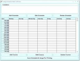 School Timetable Template Printable Superb Weekly Class Schedule