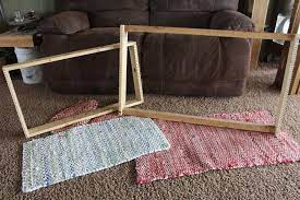 how to build a rug weaving loom diy