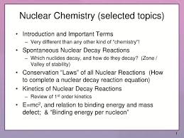 Ppt Nuclear Chemistry Selected