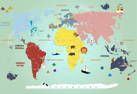 Filtros de proveedor alibaba.com ofrece los productos 1694 turquia mapa. Mapa Mundi Infantil Adesivo Artisticamente Ilustrado Mapa Mundi Infantil Mapa Mundi Mapa