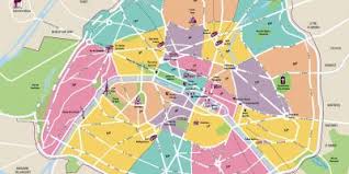 paris metro zone map paris zone map