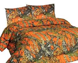 bedding woods orange queen size 1pc