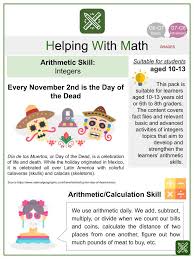 the dead themed math worksheets